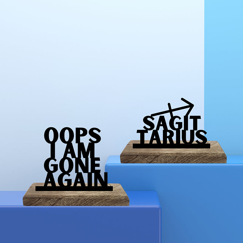 Wandering Sagittarius Showpiece - Set Of Two