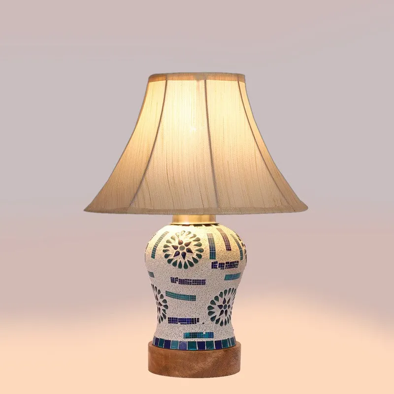 Rattanique Wooden Table Lamp - Multicolor media 6