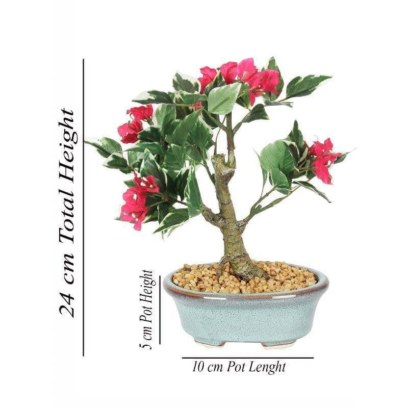 Faux Pink Bougainvillea Bonsai (24 cms) - Big image 5