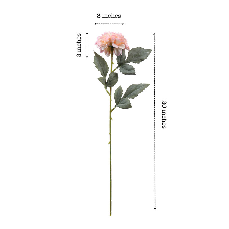Artificial Realistic Chrysanthemum Flower Stick (Pink) - Set Of Five media 8