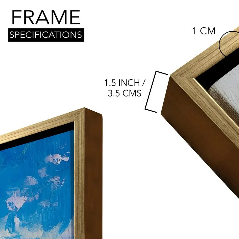 Cafe Promenade Canvas Wall Painting With Frame media 8