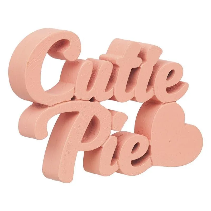 Cutie Pie Typography Showpiece media 3