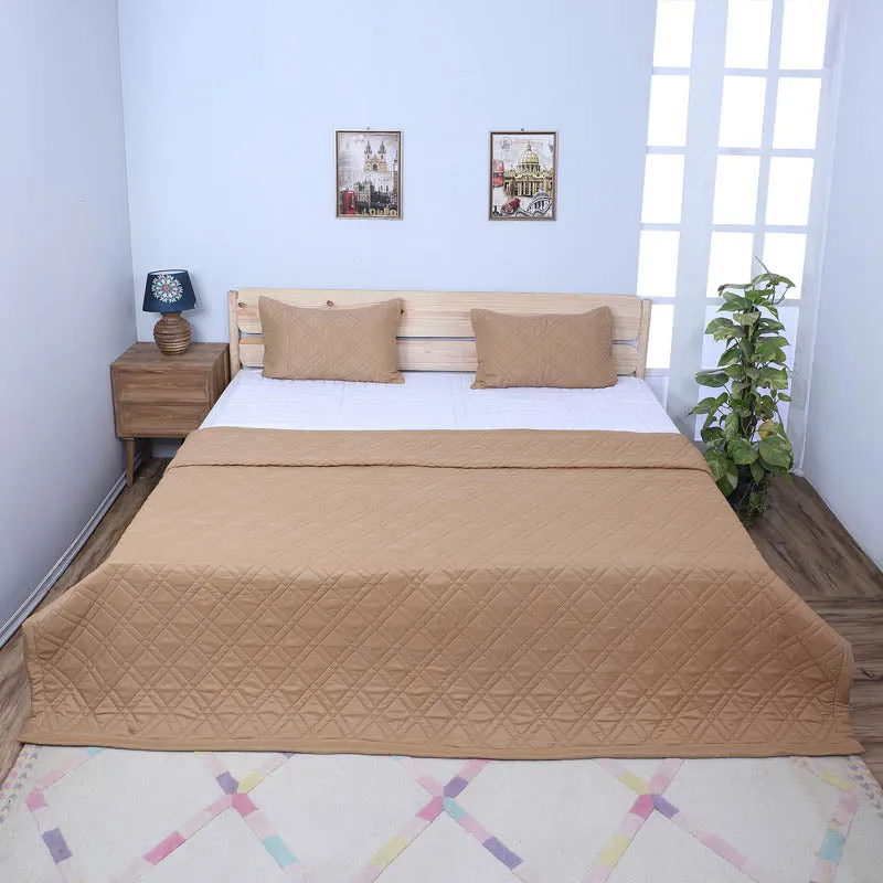 Jisha Microfiber Bedcover - Brown media 3