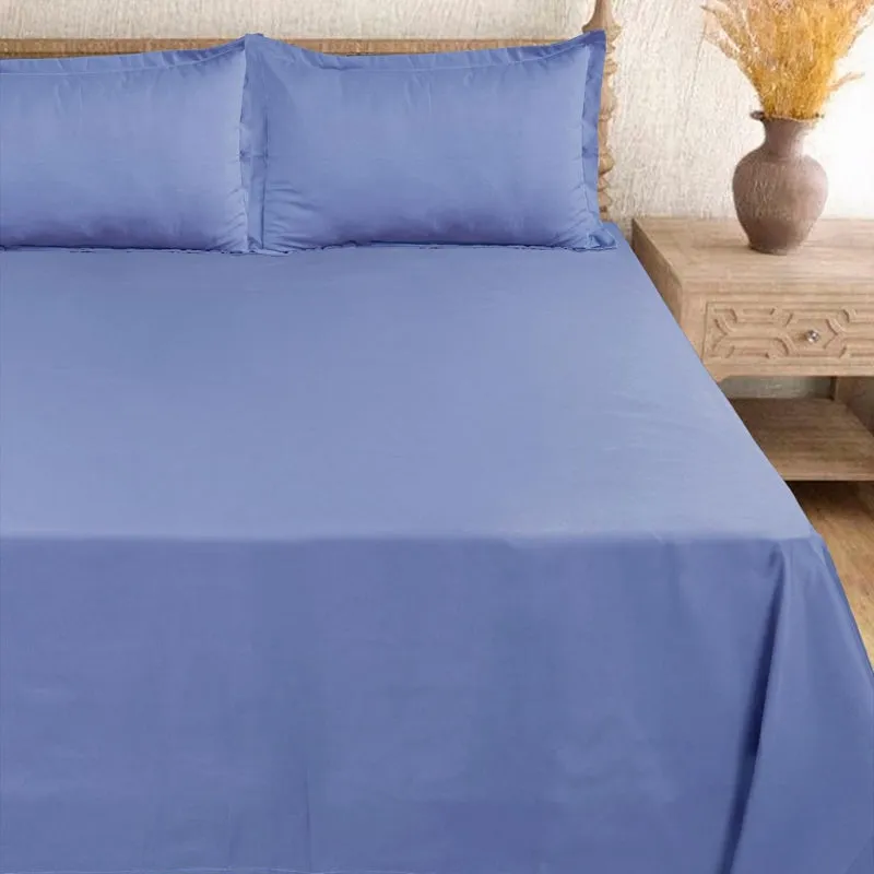 Cloud Drift Microfiber Bedsheet (Purple) - 140 GSM media 3