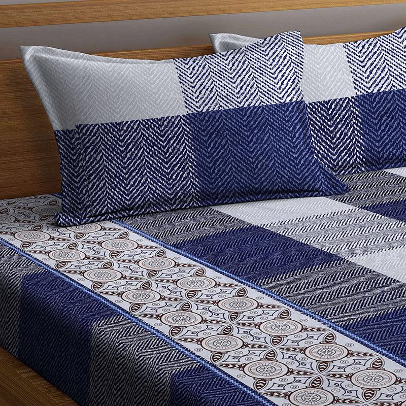 Carob Ethnic PolyCotton Bedsheet  - 150 GSM media 4