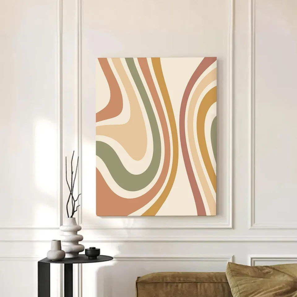 Luna & Linen Cotton Canvas Wall Painting media 3