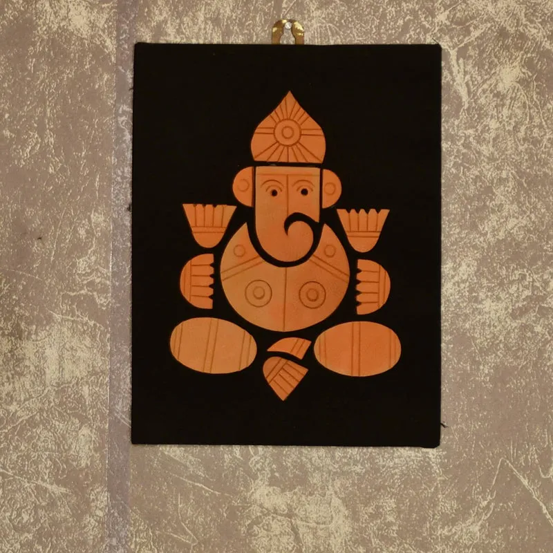 Ekadanta Echo Terracotta Wall Art media 5