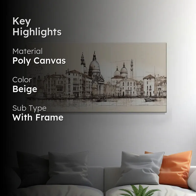 Vintage Cityscape Wall painting media 2