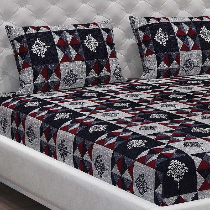 Monte Carlo Geo Magique Bedsheet - 120 GSM media 5