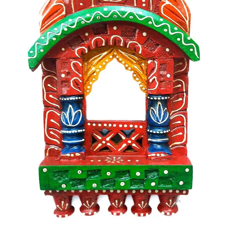 Royal  Jharokha Wooden Wall Accents media 4
