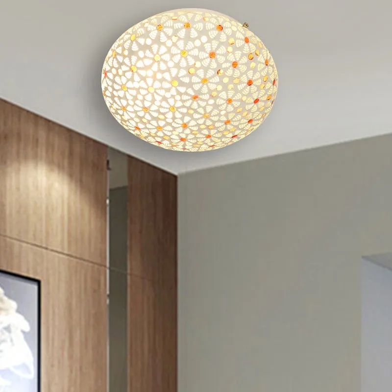 Nuvea II Flush Mount Glass Ceiling Lamp media 3