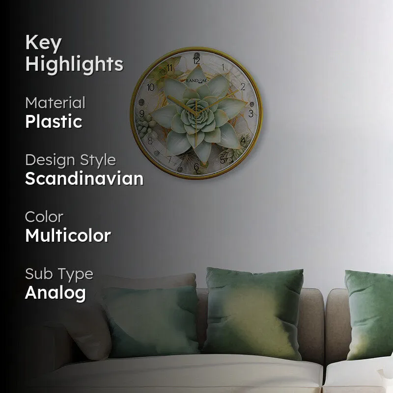 Cactus Compass Analog Wall Clock media 2