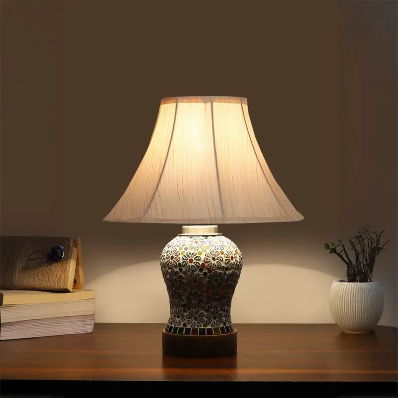 Minexa Wooden Table Lamp - Multicolor media 1
