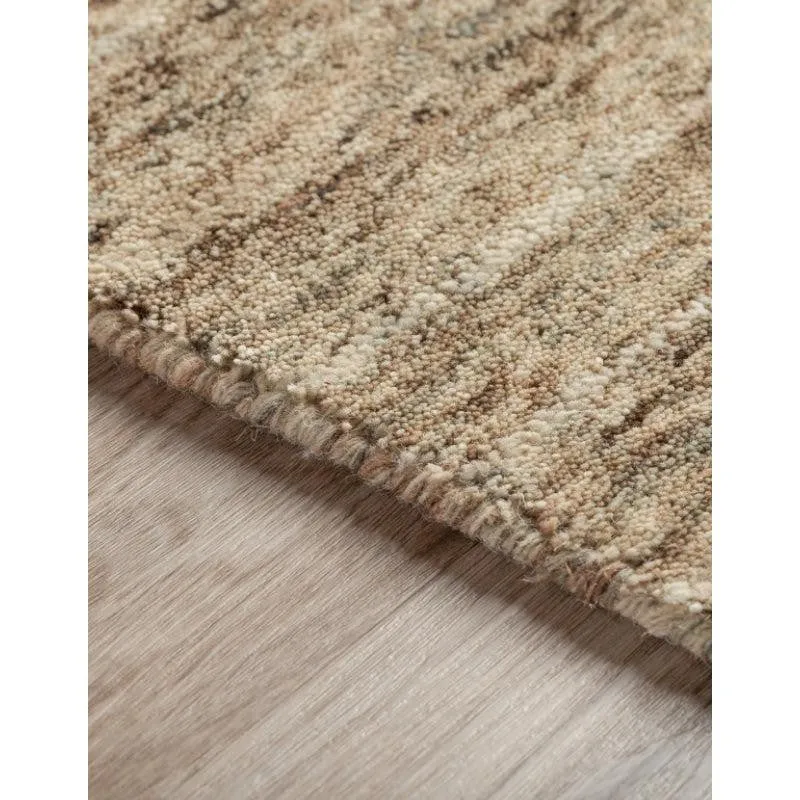 Leyla Hand Woven Wool Rug - Coffee media 6