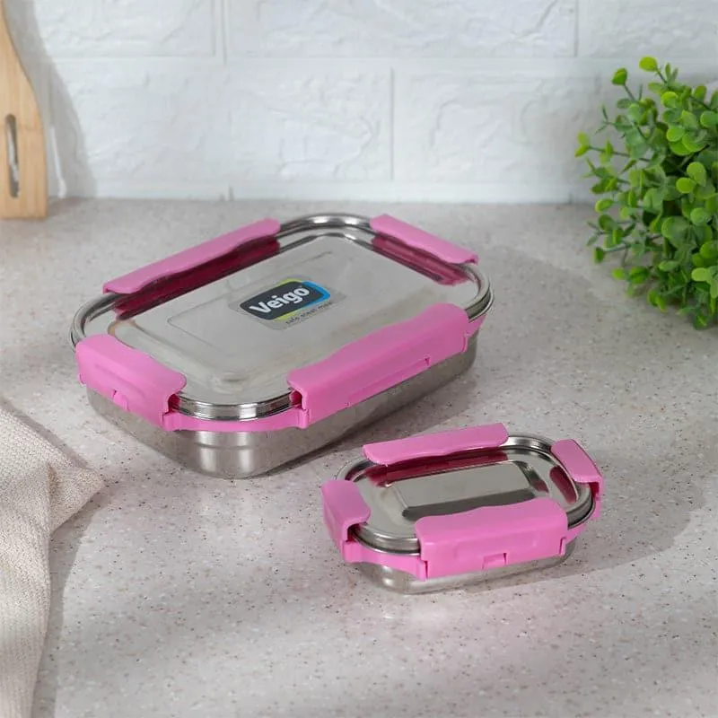 Ligo Pink Lunch Box (800/150 mL) - Two Piece Set media 7