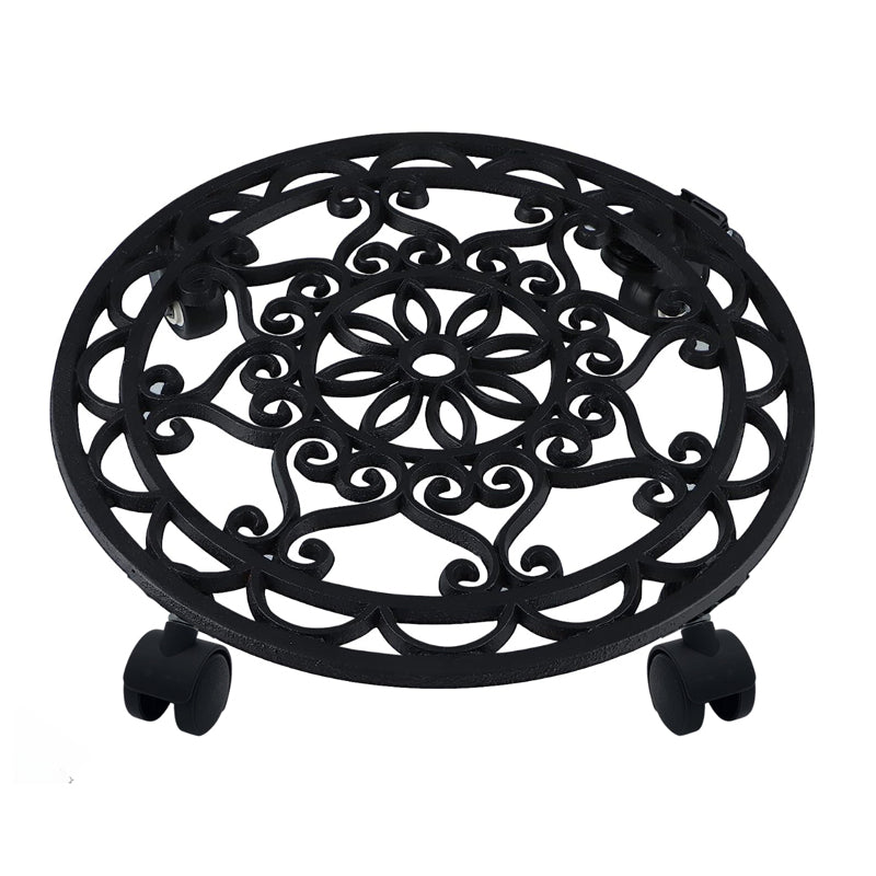 Mandala Glow Planter Stand-Set of Two media 3
