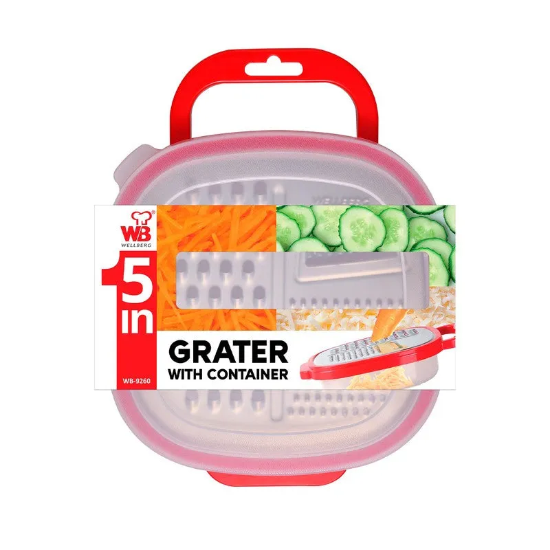 Wellberg 5-in-1 Stainless Steel Grater media 3