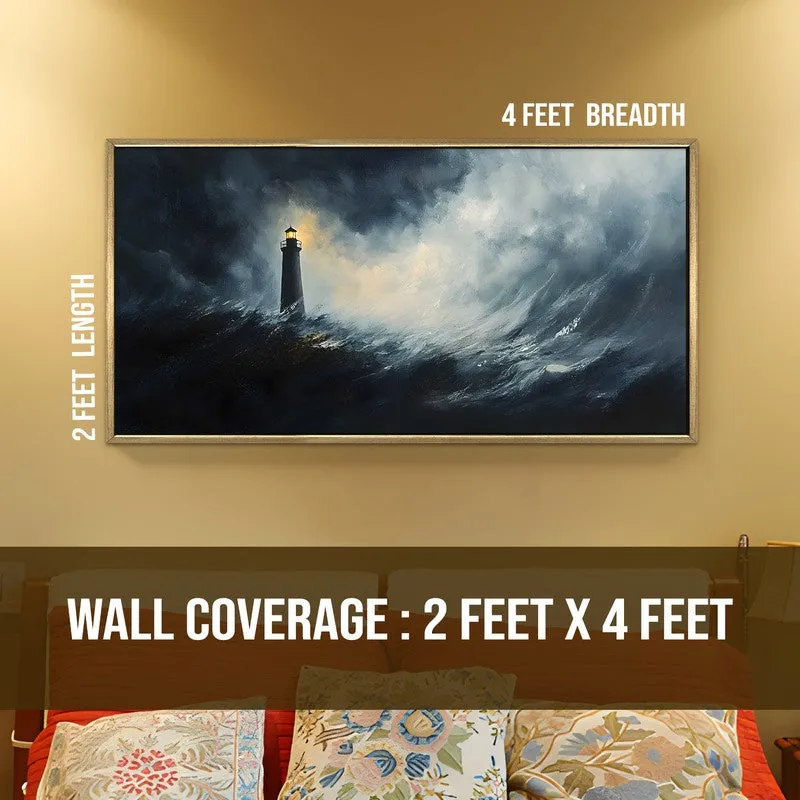 Wavebound Canvas Wall Painting With Frame media 8