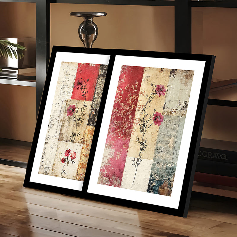 Muted Earth Wall Art With Frame - Set Of Two media 6