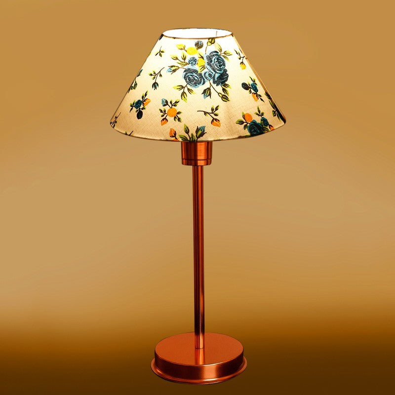 Kavira Elvo Floral Metal Table Lamp - Multicolor media 7