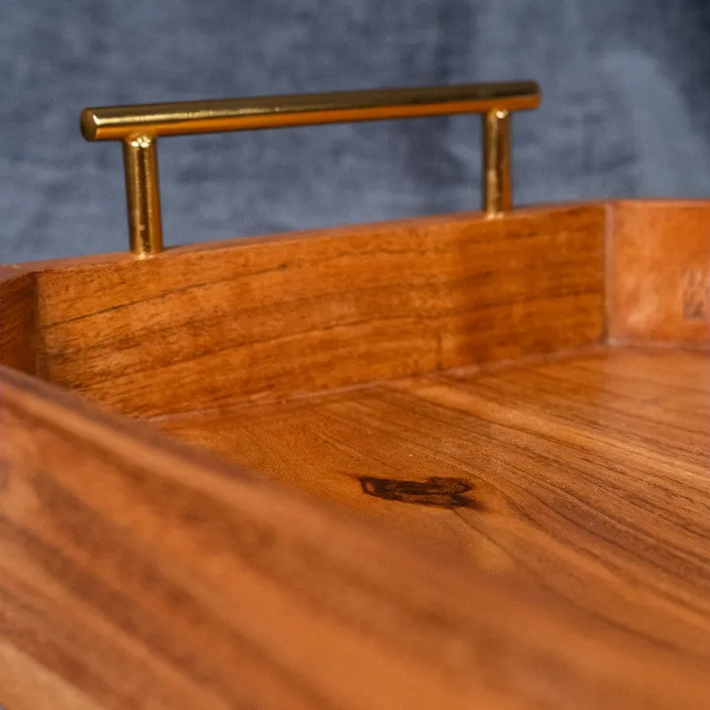 Avant Abstract Art Wooden Serving Tray media 7