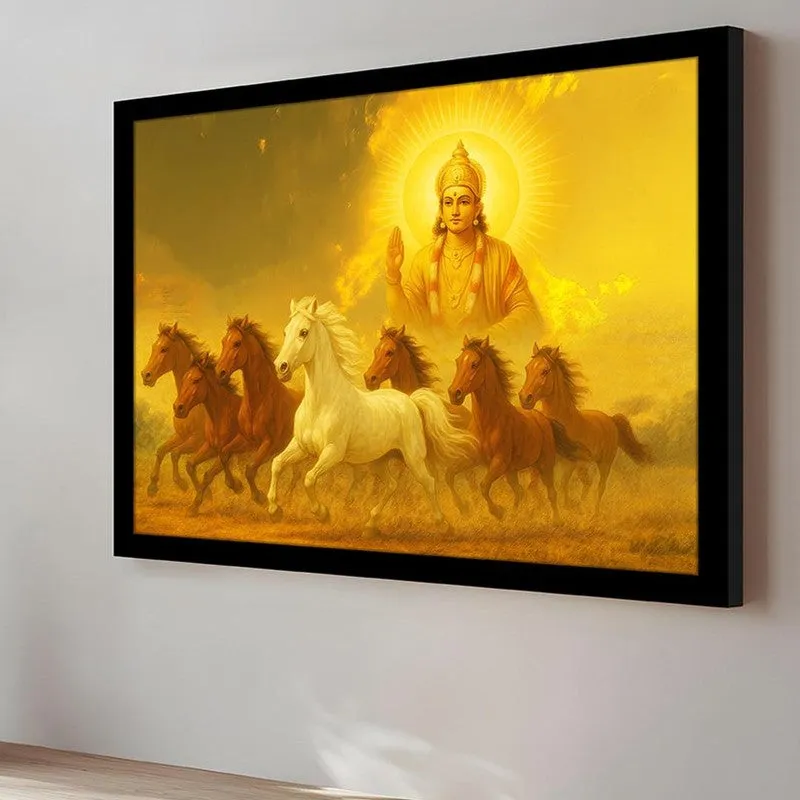 Divine Gallop Wall Art with Frame media 4
