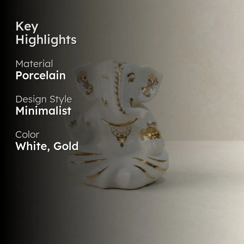 Noritake Mangalmurti Lord Ganesh Idol media 2