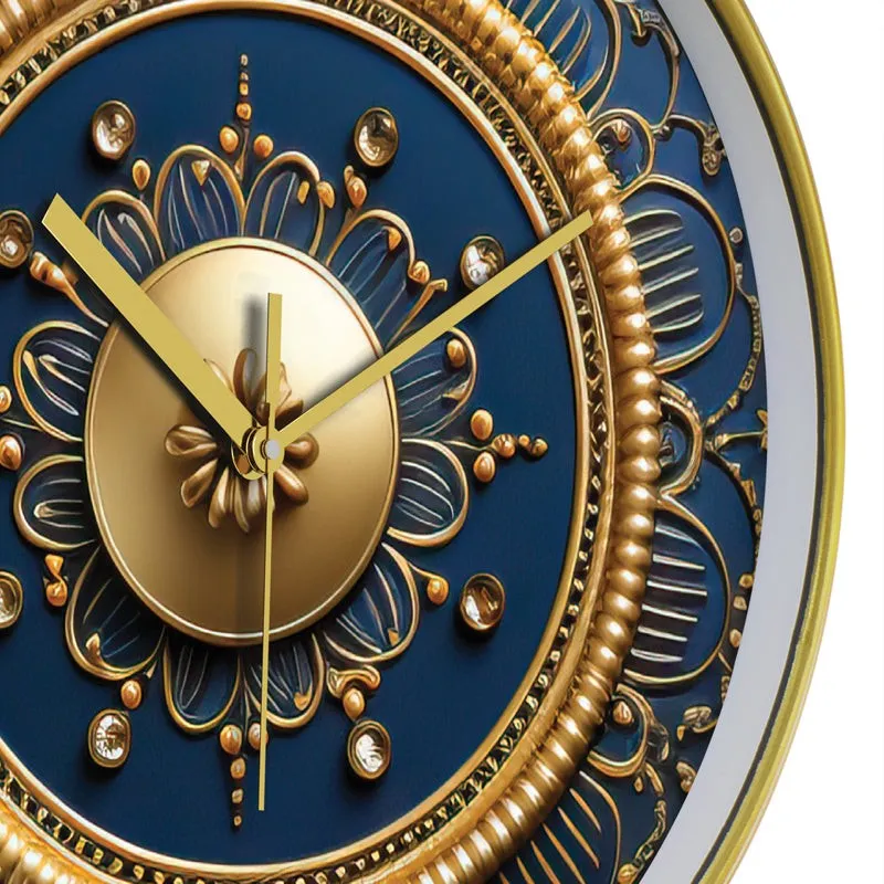 Yvonne Printed Silent Wall Clock media 4