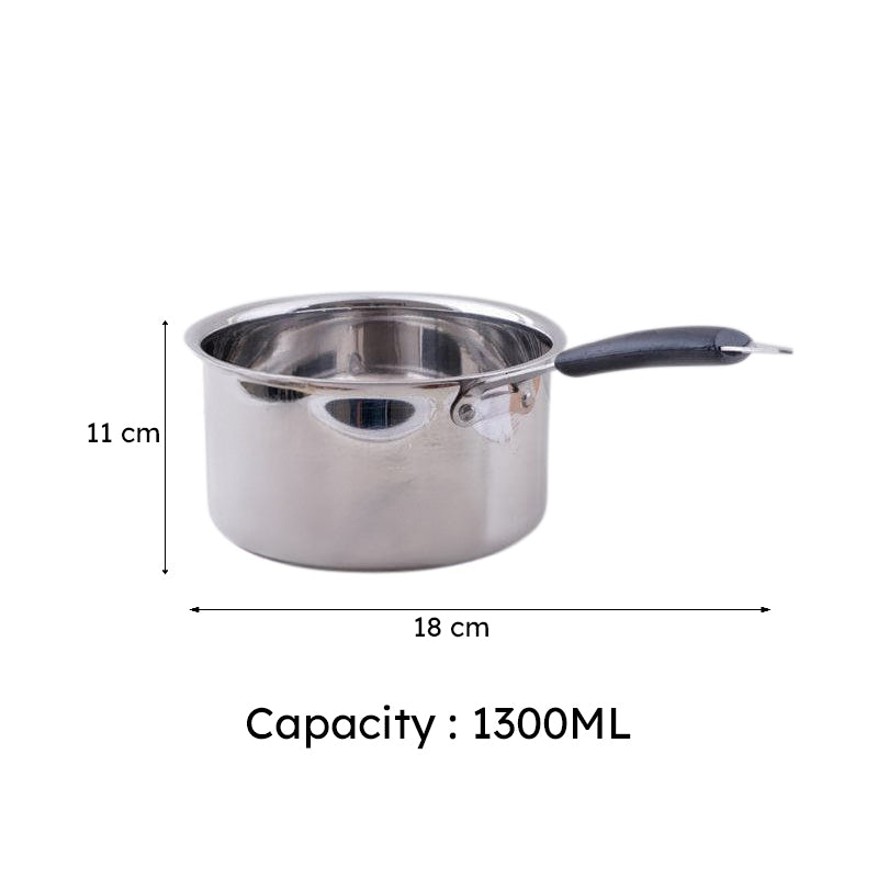 Ms Saucy Saucepan 1300 ML / 7 Inches media 7