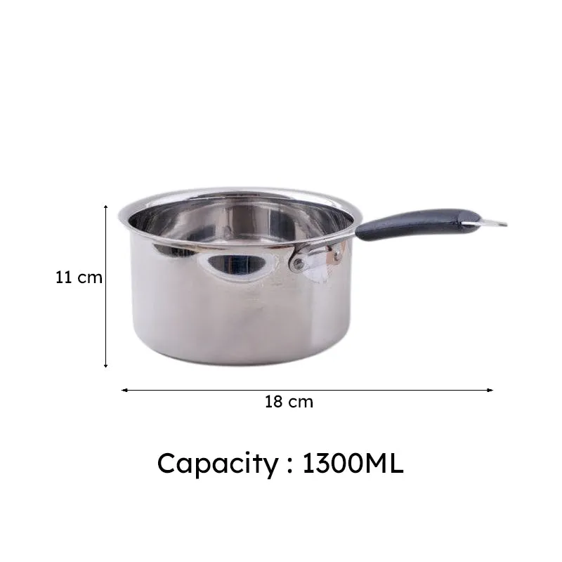 Ms Saucy Saucepan 1300 ML / 7 Inches media 7