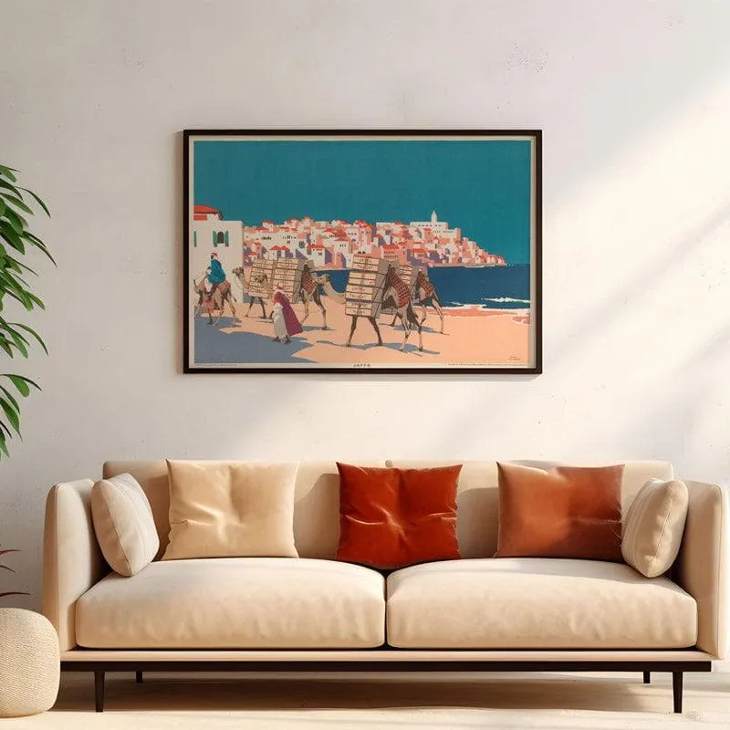 Buy Jaffa Oranges By Frank Newbould - Black Frame Canvas Wall Painting - Black Frame media 4