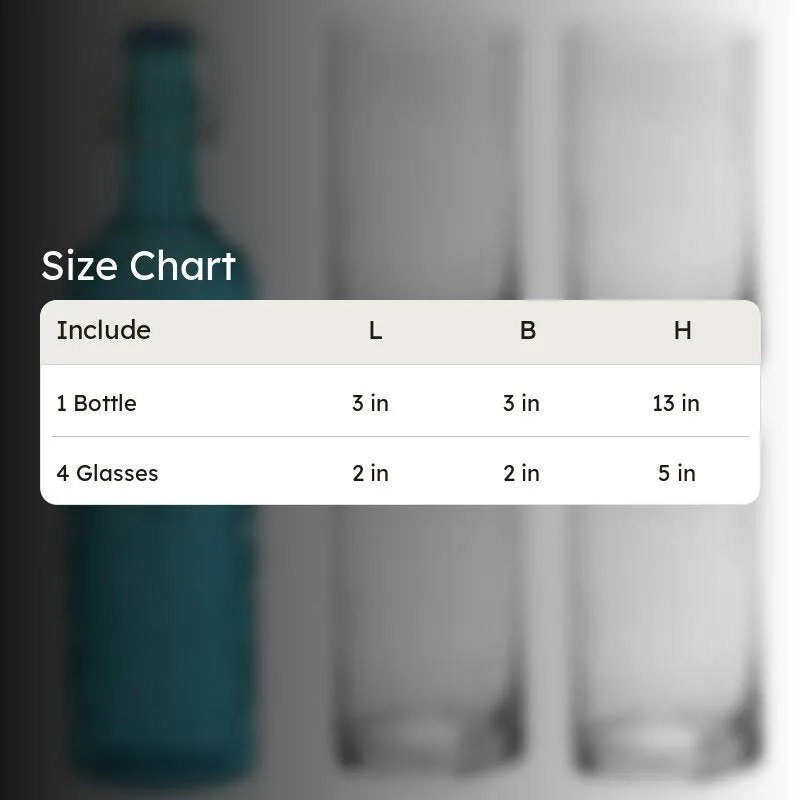 Banks 1000 mL Water Bottle With 250 mL Glasses - Five Piece Set media 7