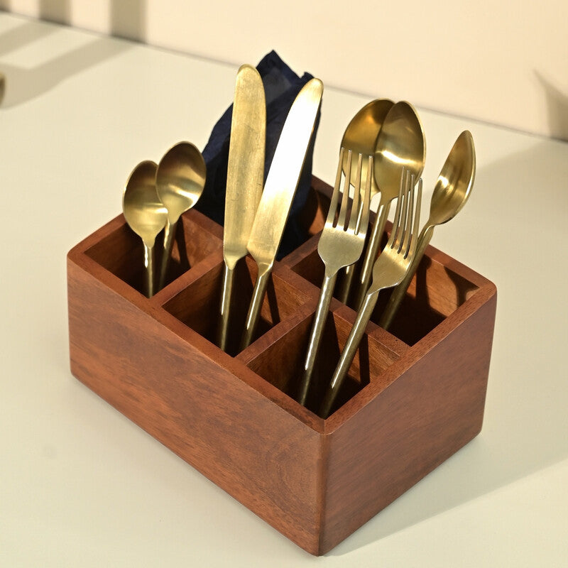 Hasse Wooden Cutlery Holder media 4