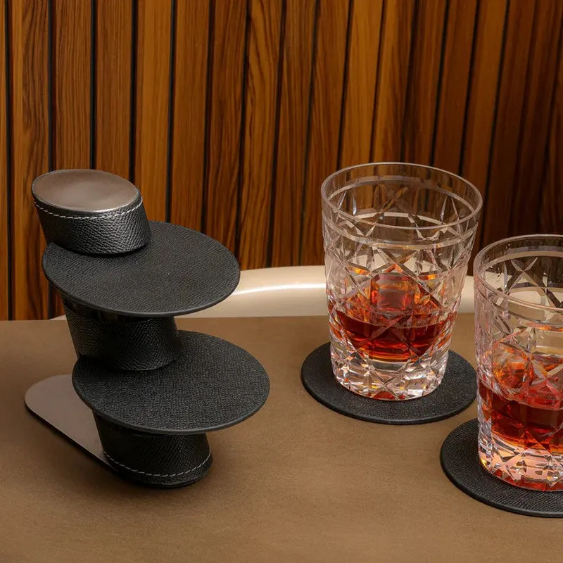 Curve Nest Metal Coasters - Five Piece Set media 5