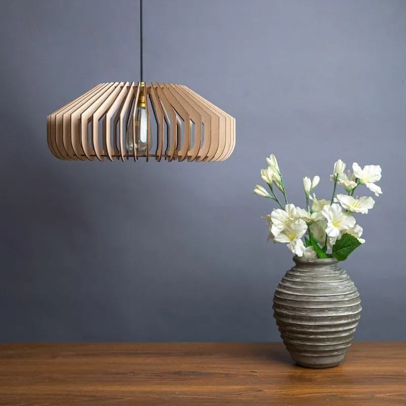 Minako Wooden Ceiling Lamp media 3