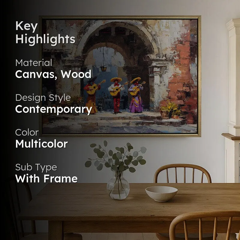 Archway Serenade Canvas Wall Painting With Frame media 2