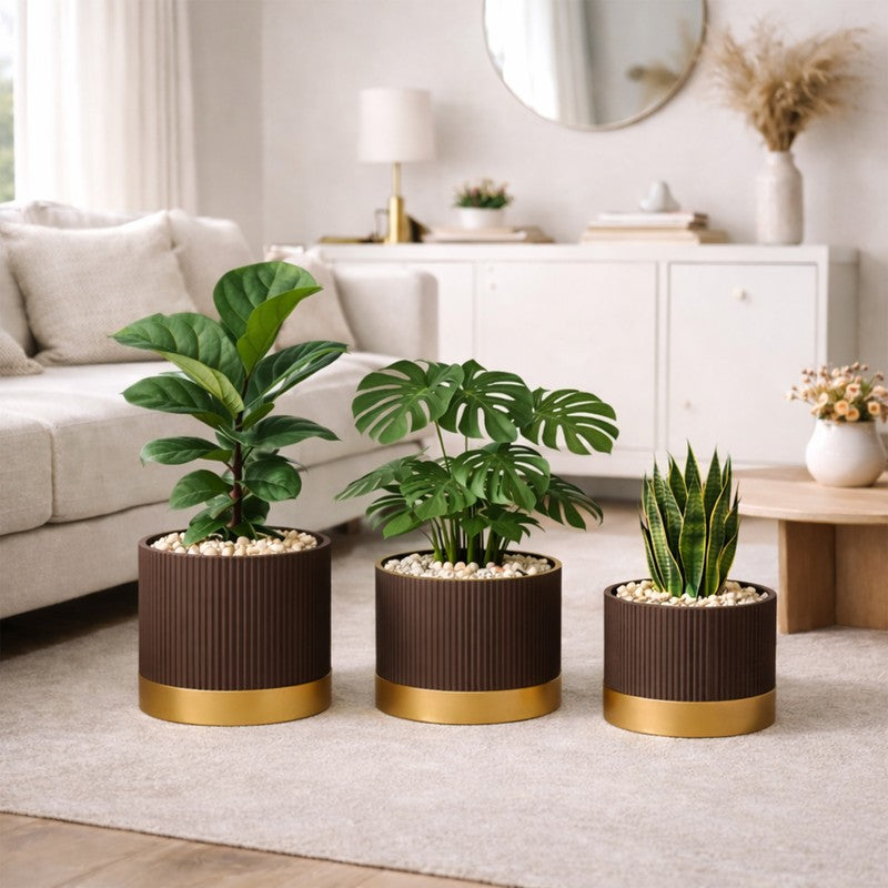 Solterra Planters (Brown) - Set Of Three media 4