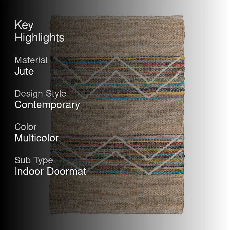 Cirella Jute Door Mats - Multicolor media 2