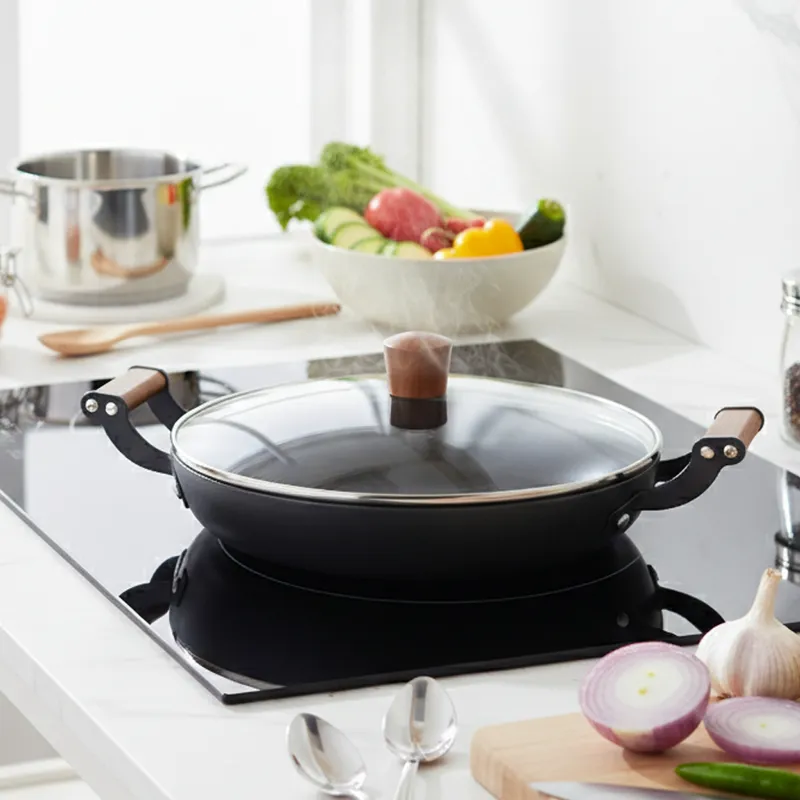 Bergner Ferrocasa Grill Pan With Glass Lid (28 cm) media 1