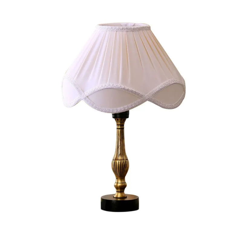 Aurelo Nyro Wooden Table Lamp - OffWhite media 5