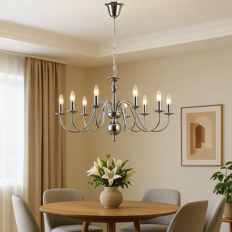 Silvora Metal Chandelier media 2