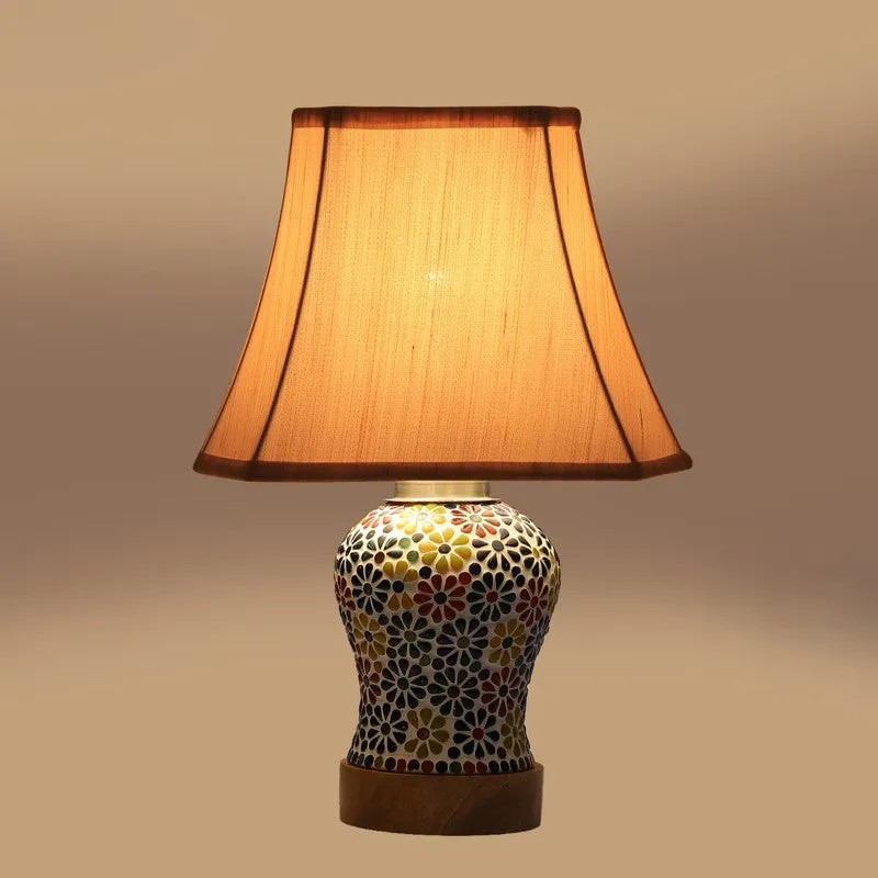 Aurelia Square Wooden Table Lamp - Multicolor media 6