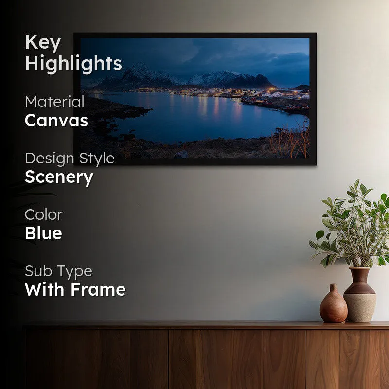 Midnight Lumina Canvas Wall Painting media 2