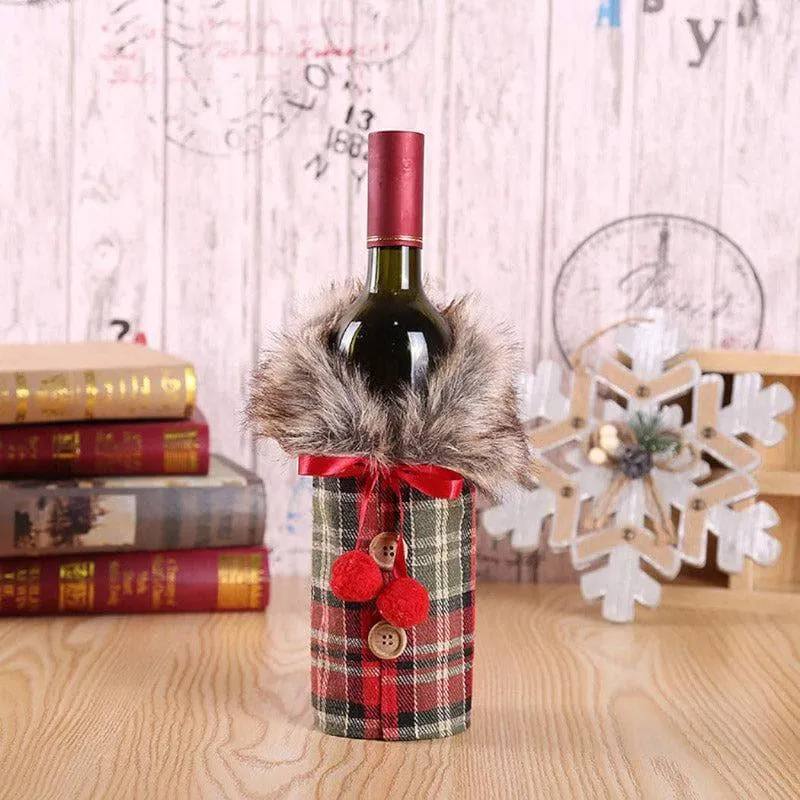 Reindeer Coat Wine Bottle Cover - Set Of Two media 4