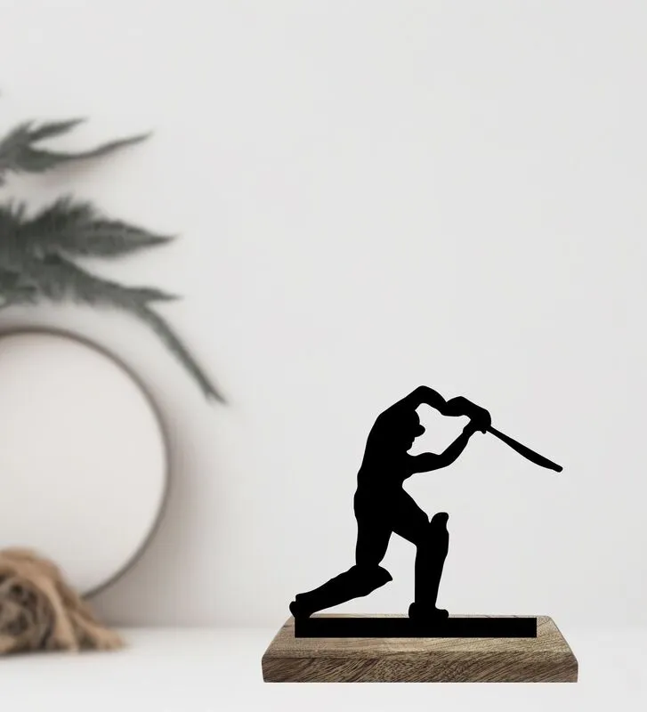 Cricketer Showpiece - Set Of Two media 4