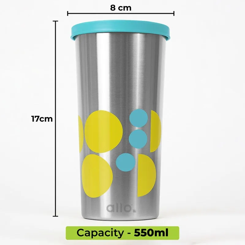 Truva Steel Tumbler - 550 ML media 6