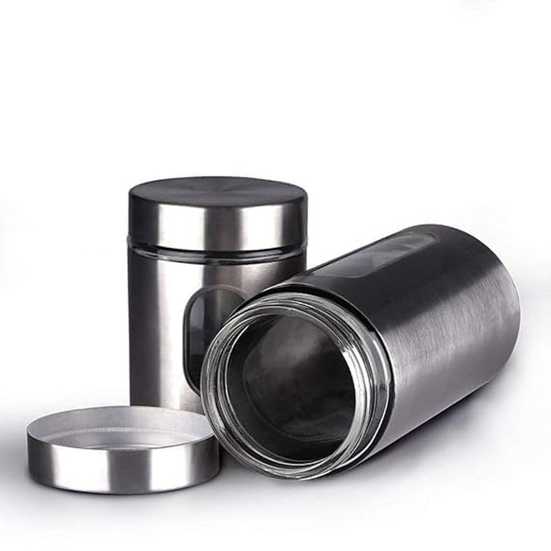 Kitchen Vault Stainless Steel Jar (300 mL Each) - Set Of Three media 5