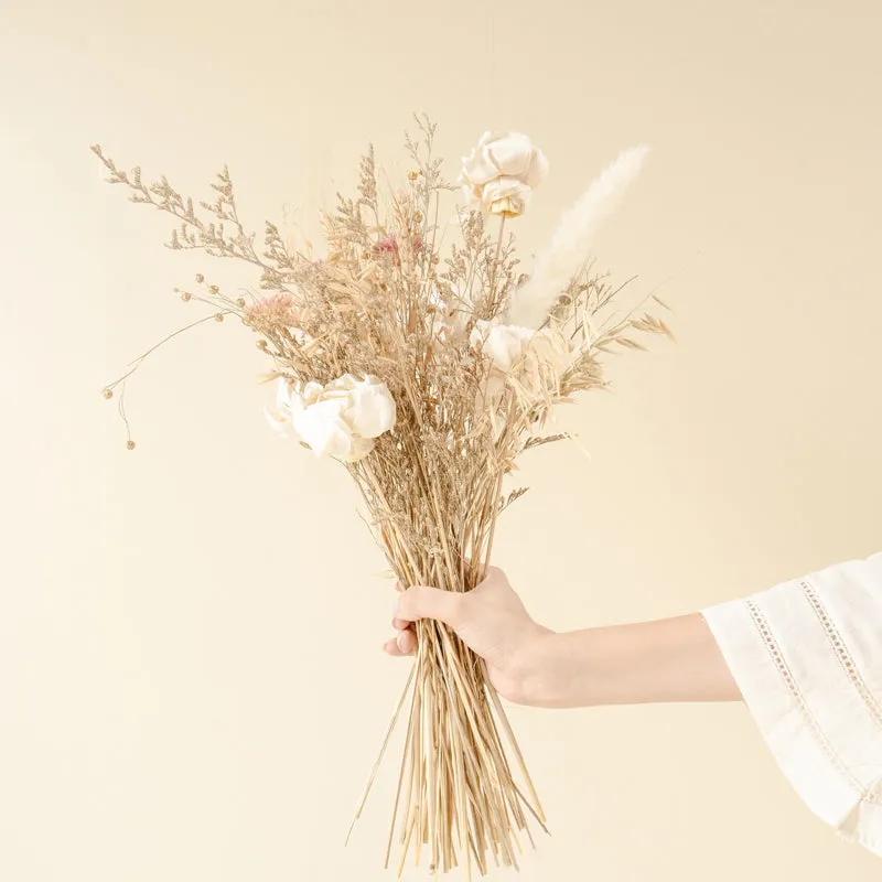 Ivory elegance Dried Flower Bunch media 3