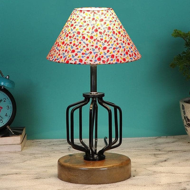 Dainty Cosmo Fabric Table Lamp - Multicolor