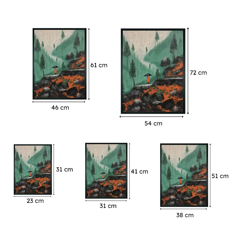 Solace Rain Canvas Wall Art media 8
